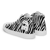 KILLA Zebra 1's Men’s high top canvas shoes