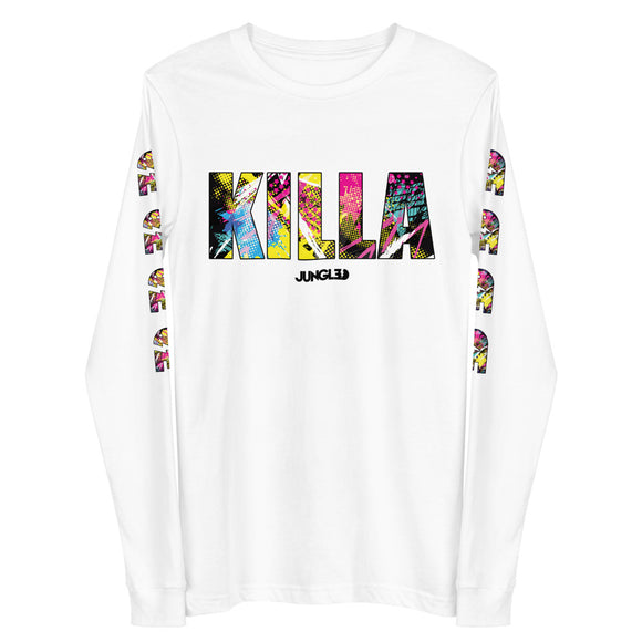 KILLA Colour Long Sleeve Fitted Crew